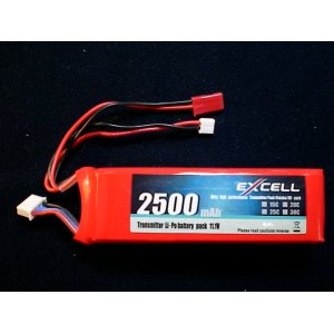 画像: 送信機用　リチューム電池　２５００mah