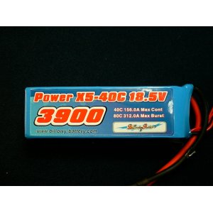 画像: POWER　X5　５セル　３９００mah  ４０Ｃ　最大８０C