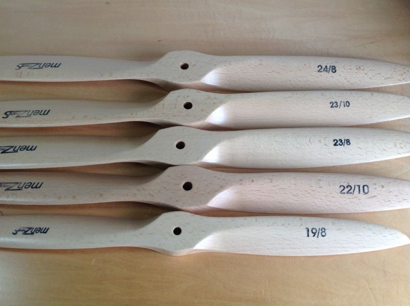 画像1: Menz 　木製プロぺラ タイプS  22×10