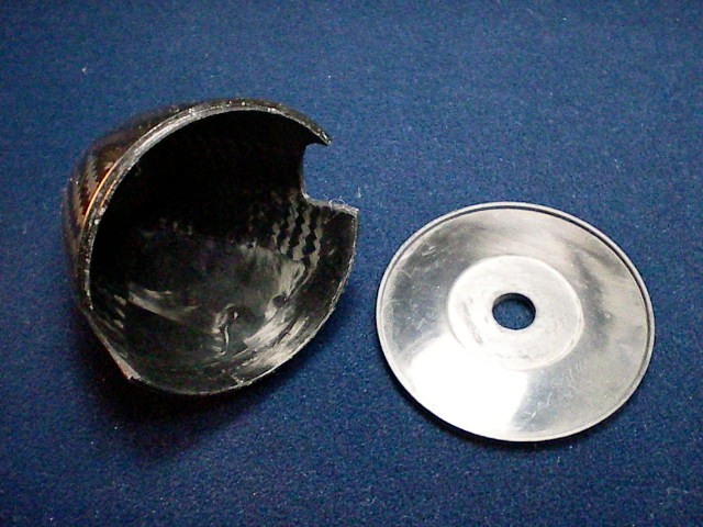画像2: フルカーボン製　スピナー　　７６ｍｍ径